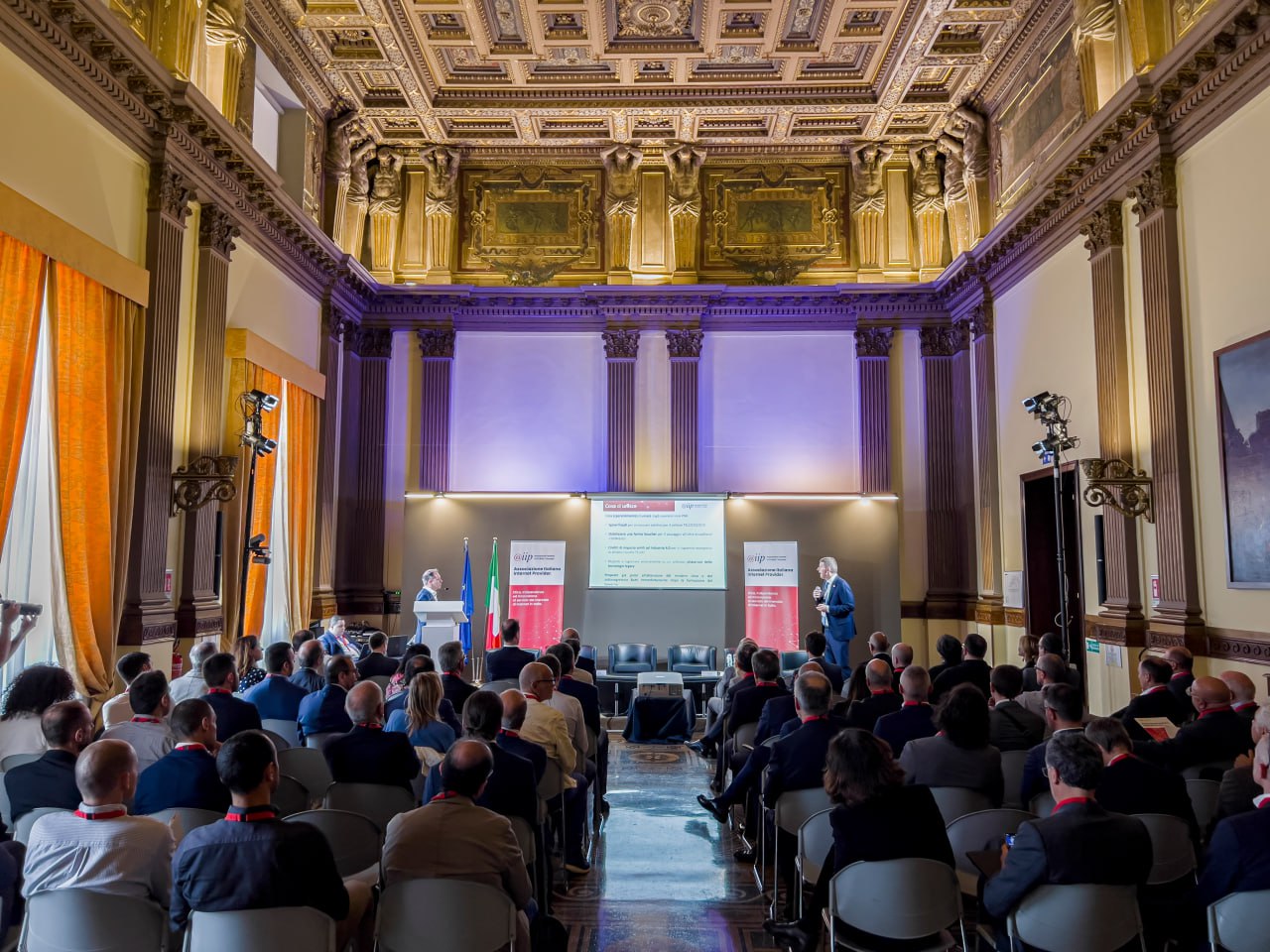 La platea al convegno annuale di AIIP a Palazzo Wedekind